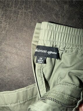 Ambiance Apparel Olive Green Drawstring Pants